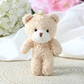 Mini Plush Teddy Bear Bunny Keychain Pendant Soft Faux Fur Bag Charm Blushed Cheeks