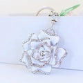 Sparkling Rose Keychain/Bag Charm