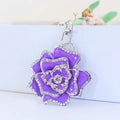 Sparkling Rose Keychain/Bag Charm