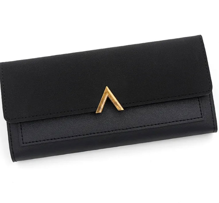 Women’s Long Slim Tri-Fold Retro Wallet