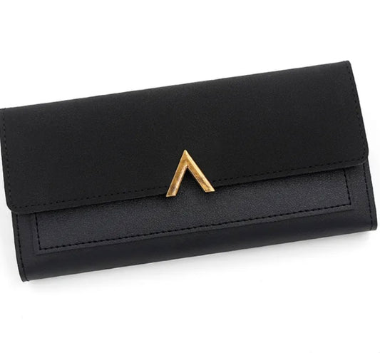Women’s Long Slim Tri-Fold Retro Wallet