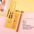 4 Piece Kawaii Cartoon Pencil Set
