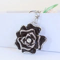 Sparkling Rose Keychain/Bag Charm